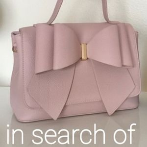 ISO candy pink &rose pink crossi bow satchel